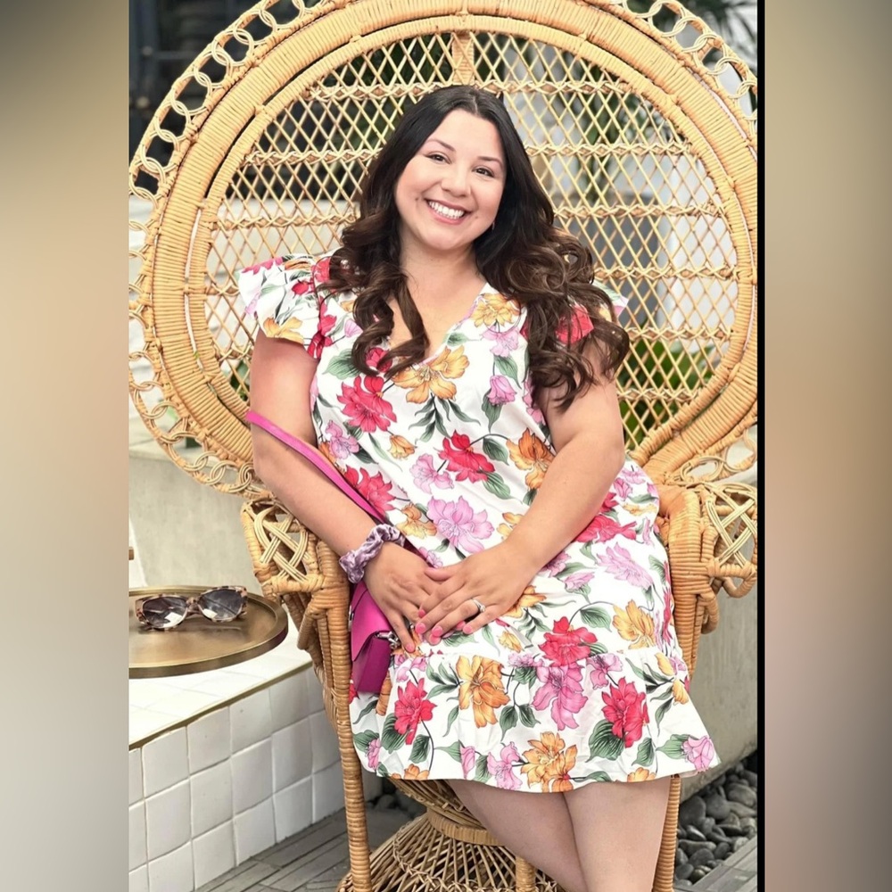 SHEIN curve 2X floral dress